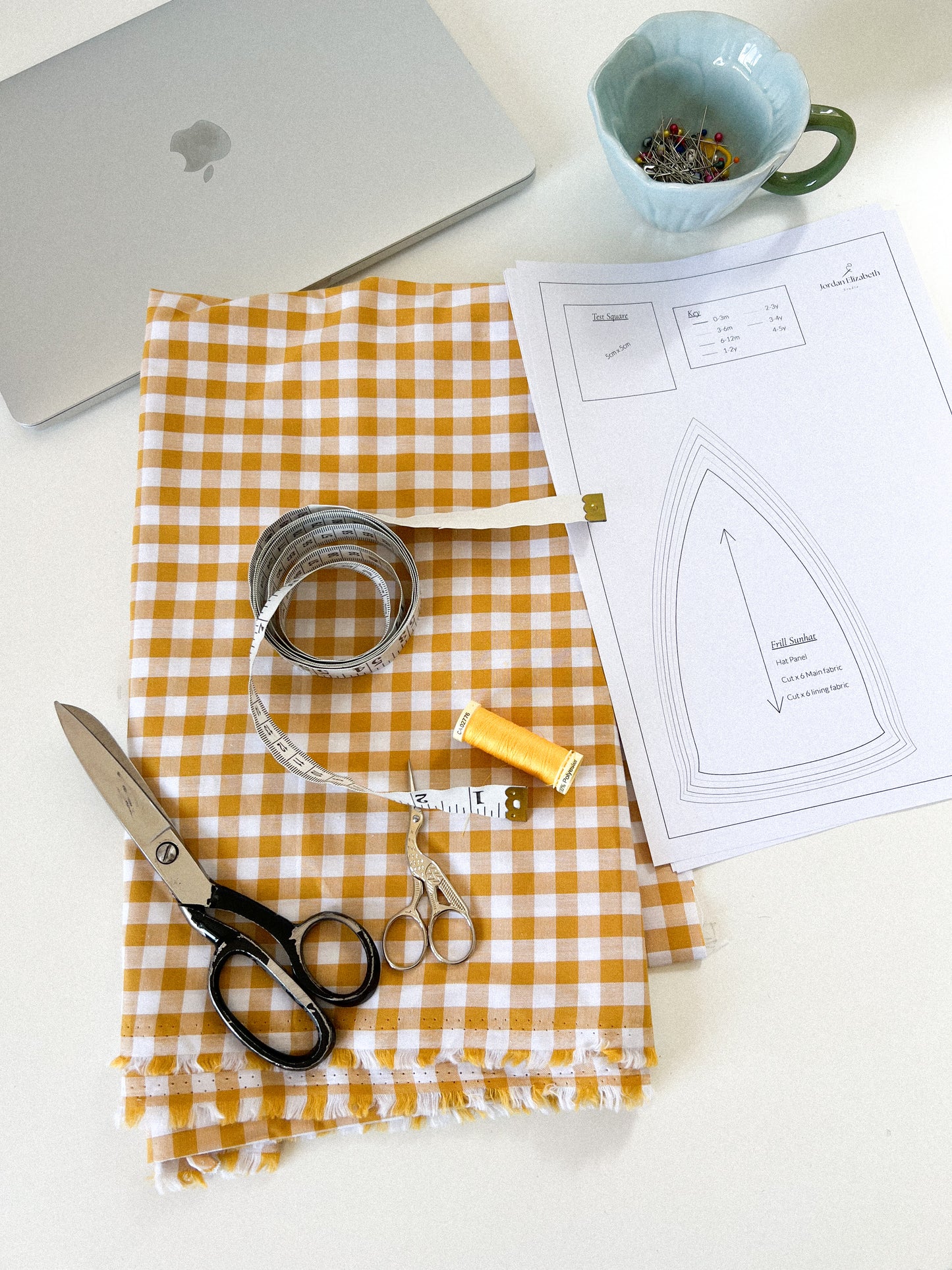 Baby & Toddler Frill Sunhat PDF Sewing Pattern