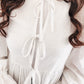 Tie Front Ruffle Top