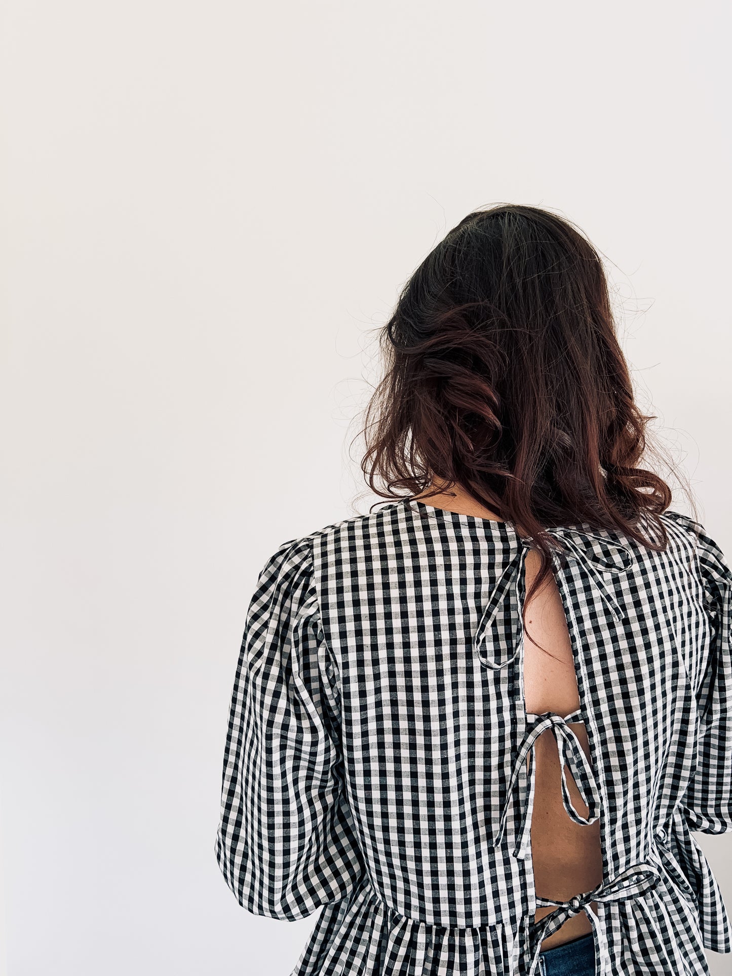 Tie Back Ruffle Top