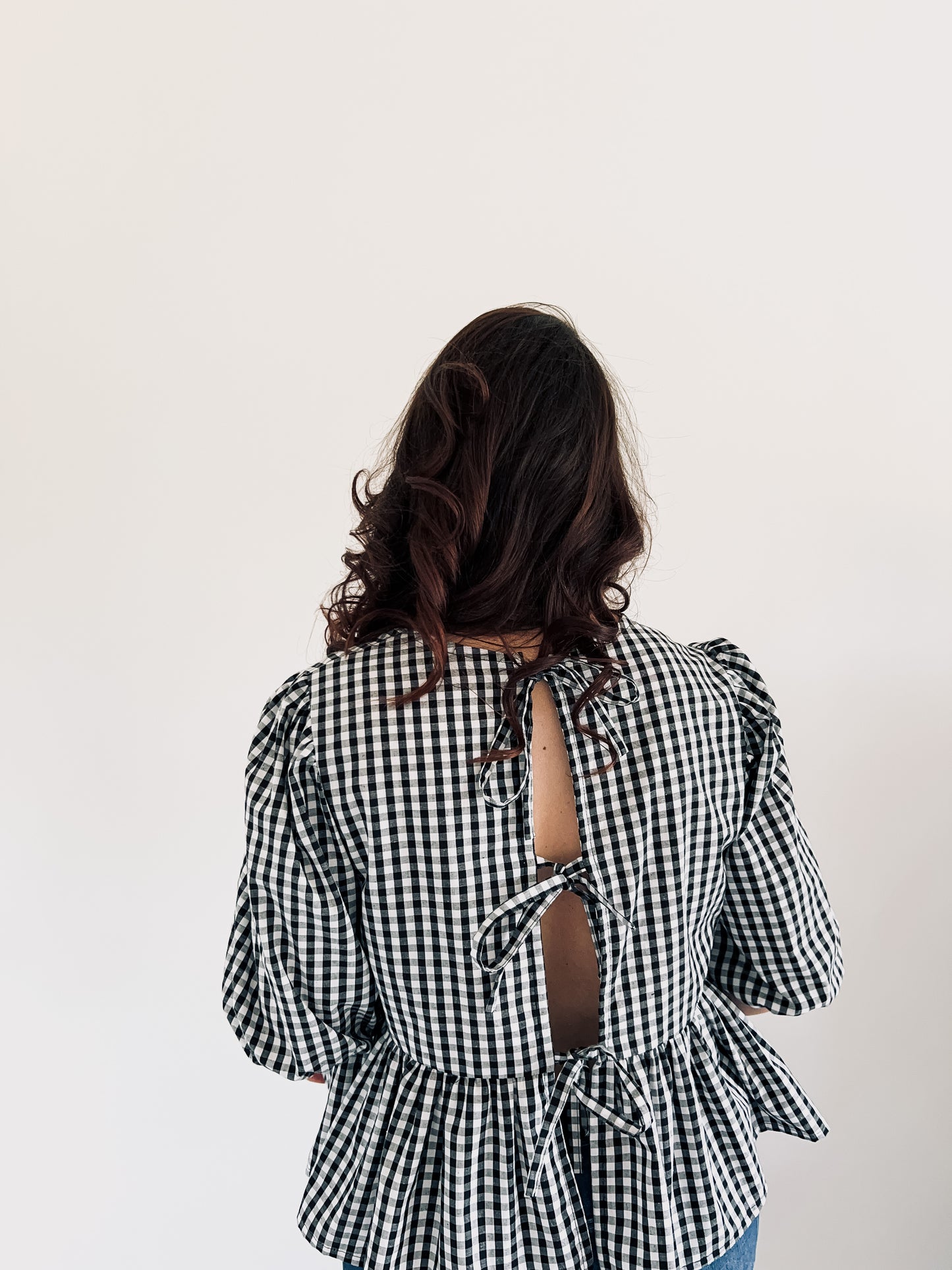 Tie Back Ruffle Top