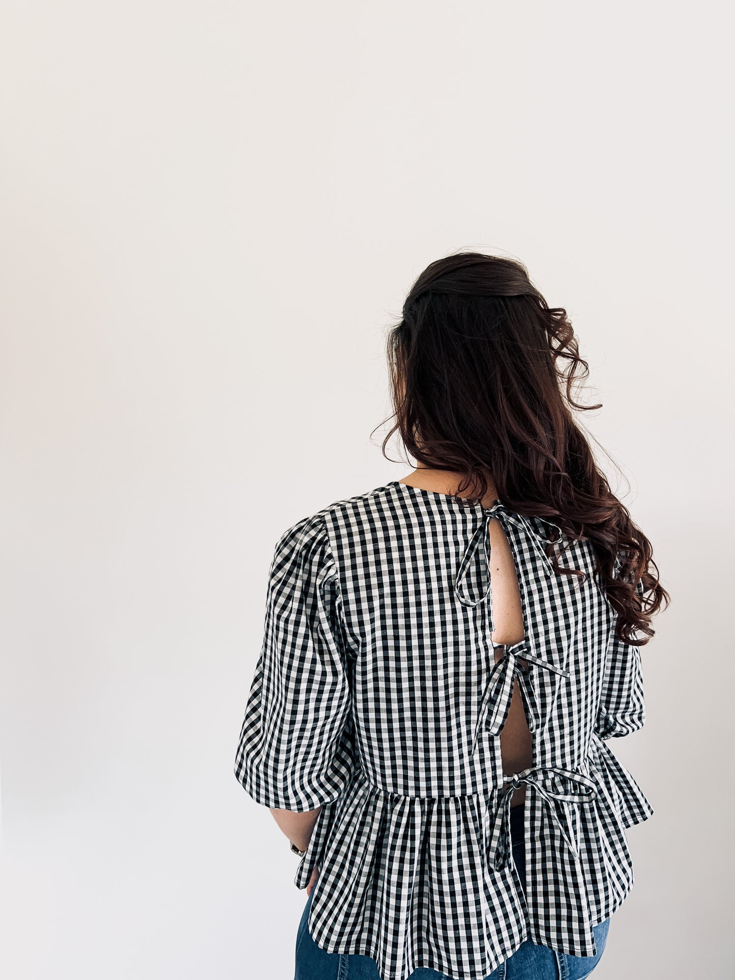 Tie Back Ruffle Top