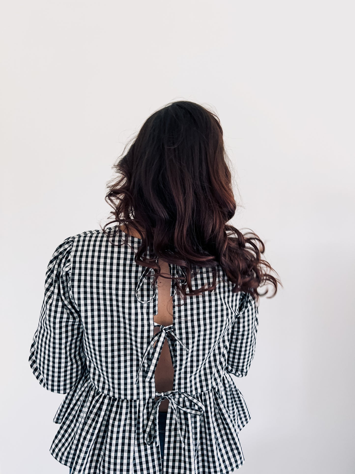 Tie Back Ruffle Top