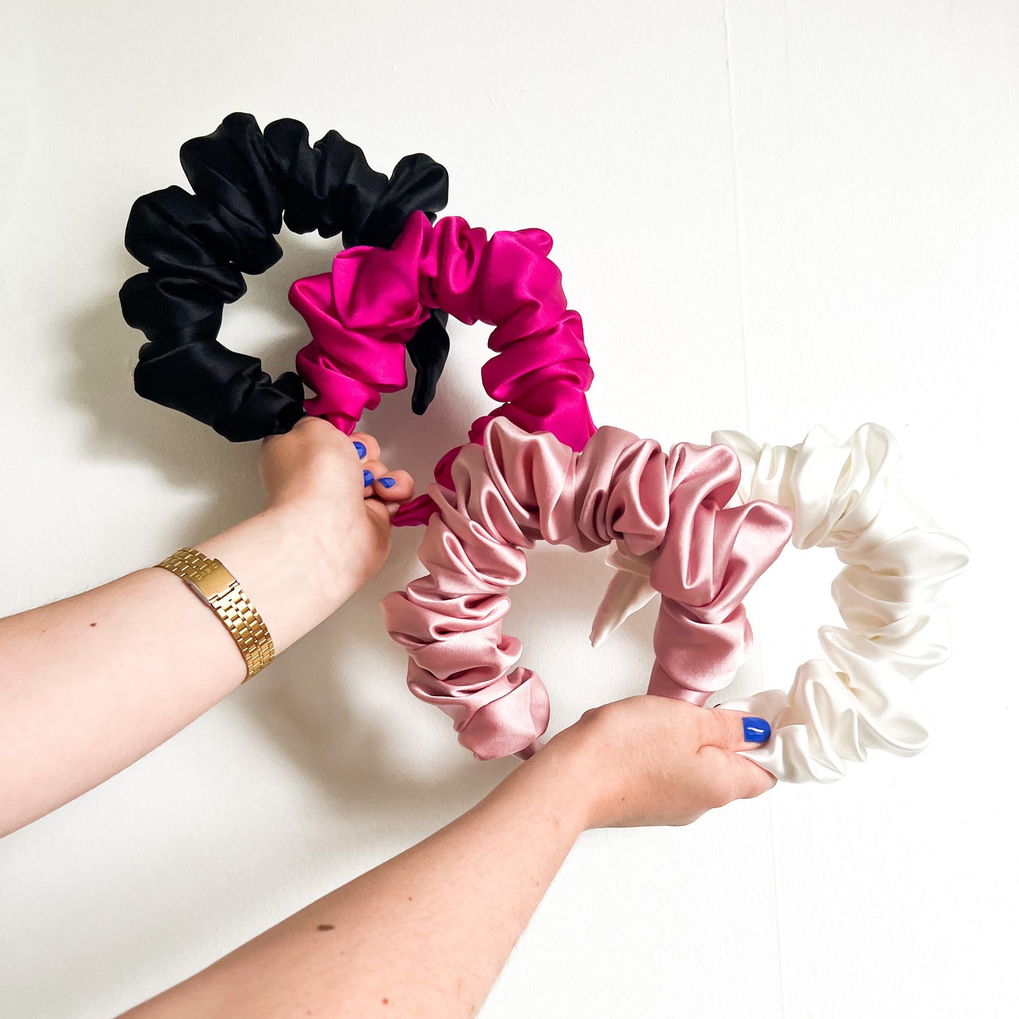 Luxury Silk Scrunchie Headband