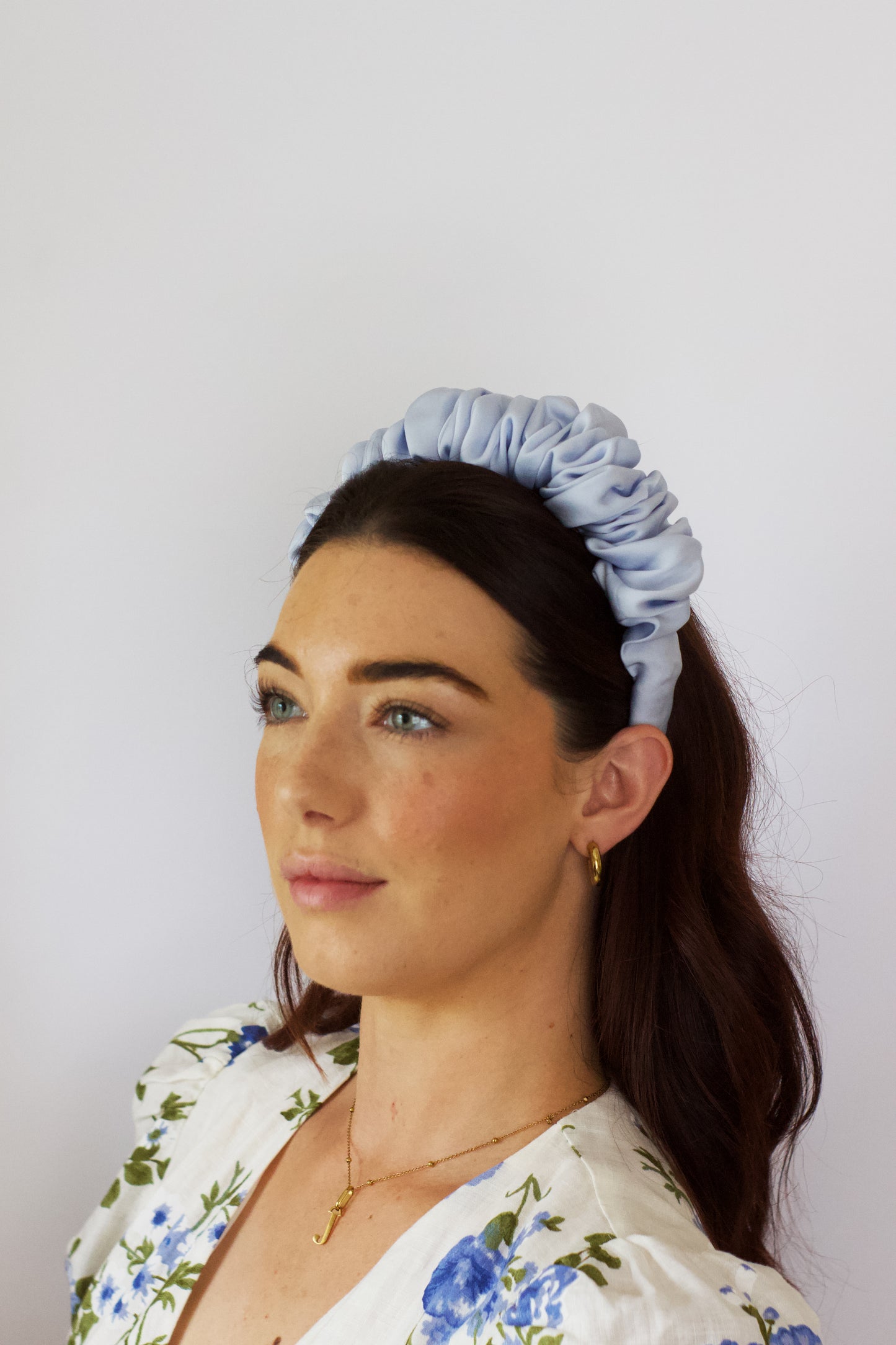 Satin Scrunchie Headband