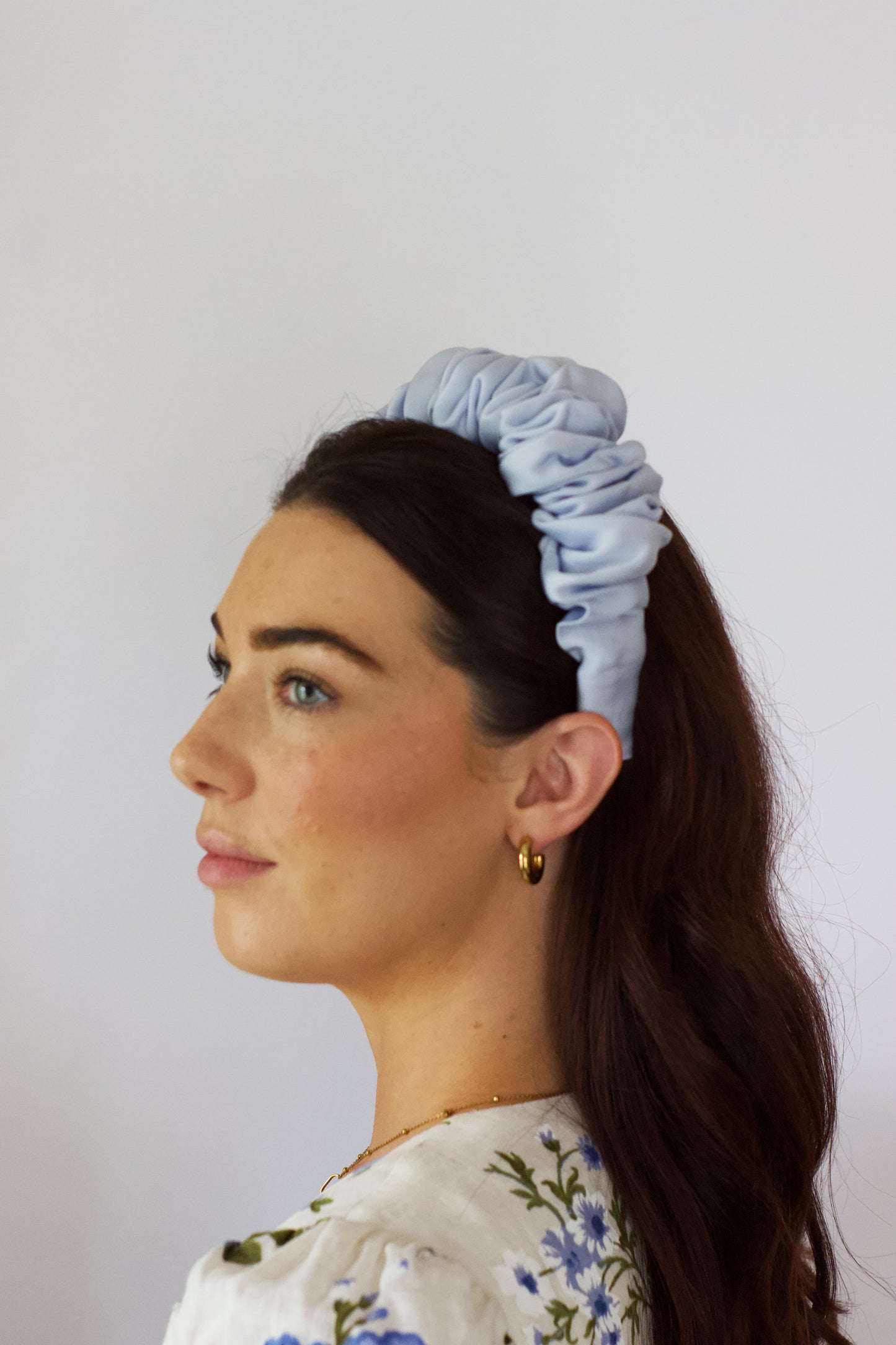 Satin Scrunchie Headband