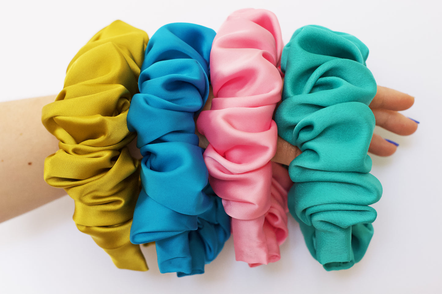 Satin Scrunchie Headband