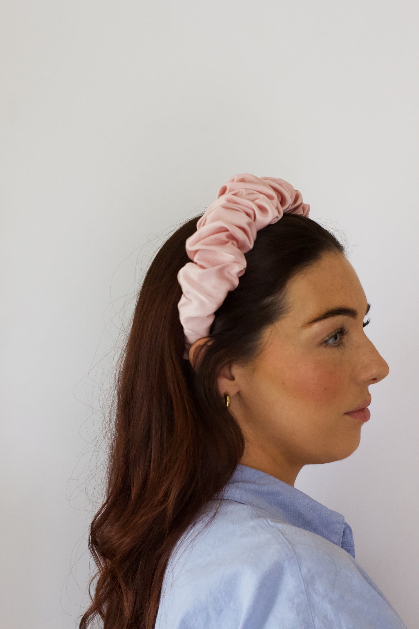 Satin Scrunchie Headband