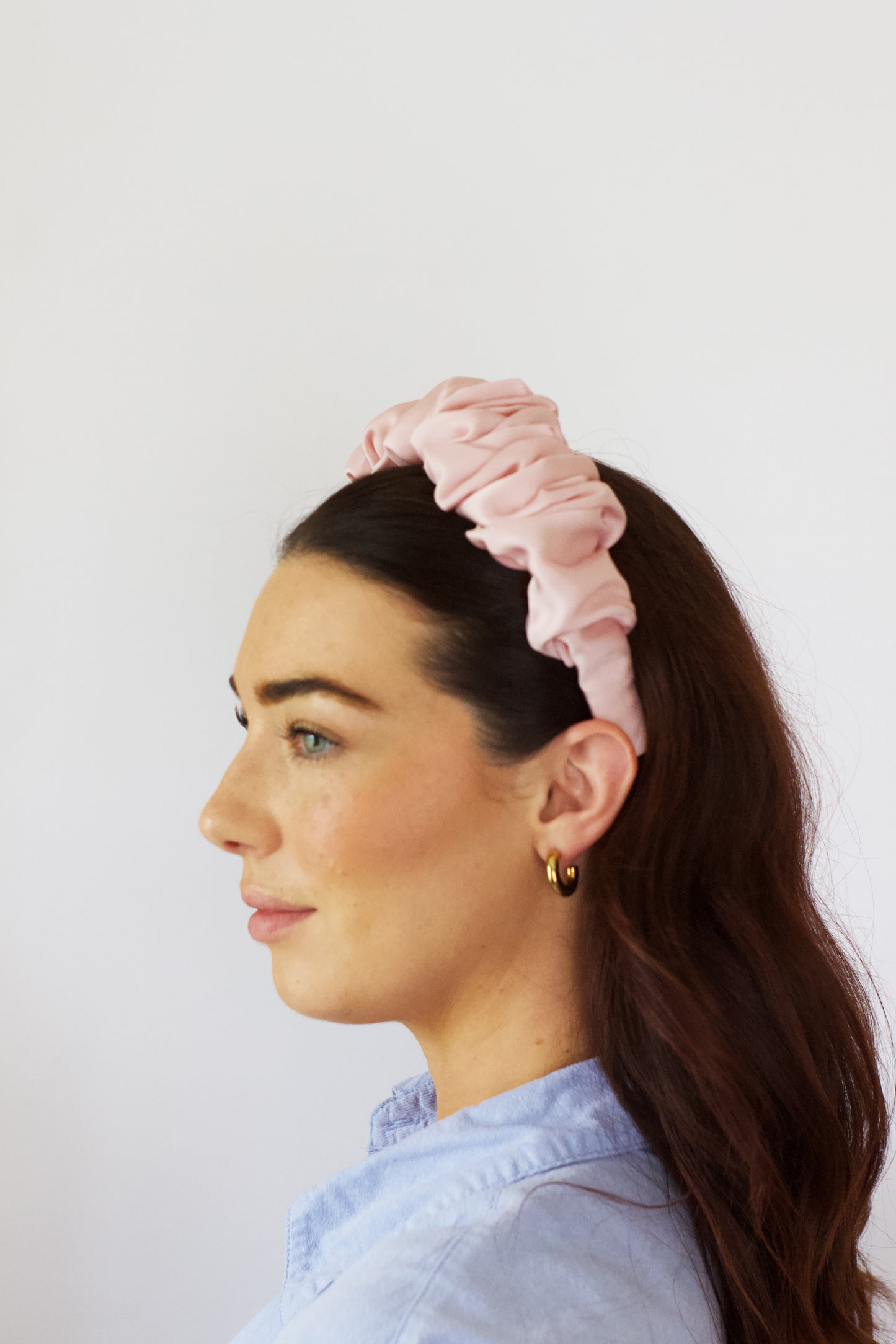 Satin Scrunchie Headband