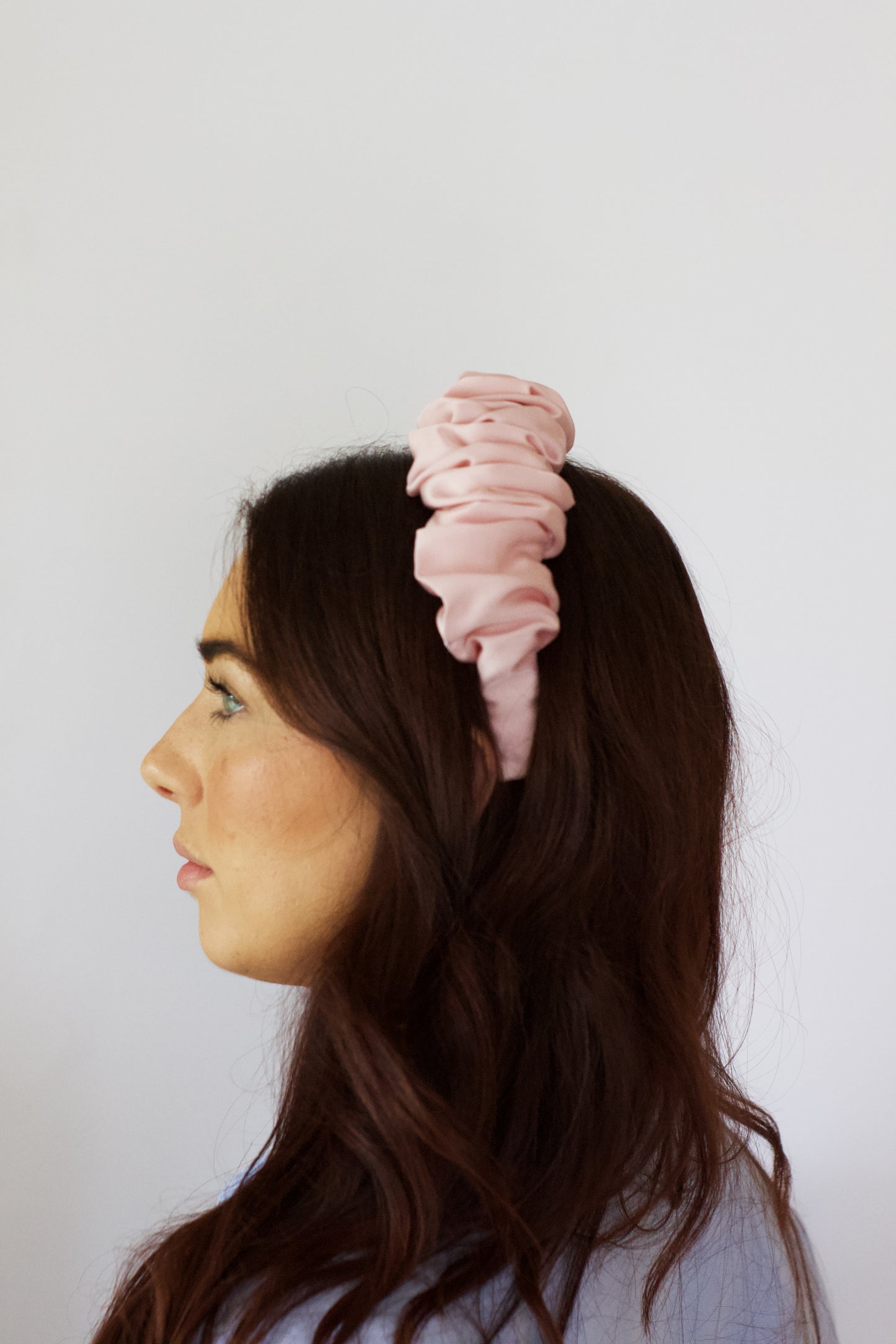 Satin Scrunchie Headband