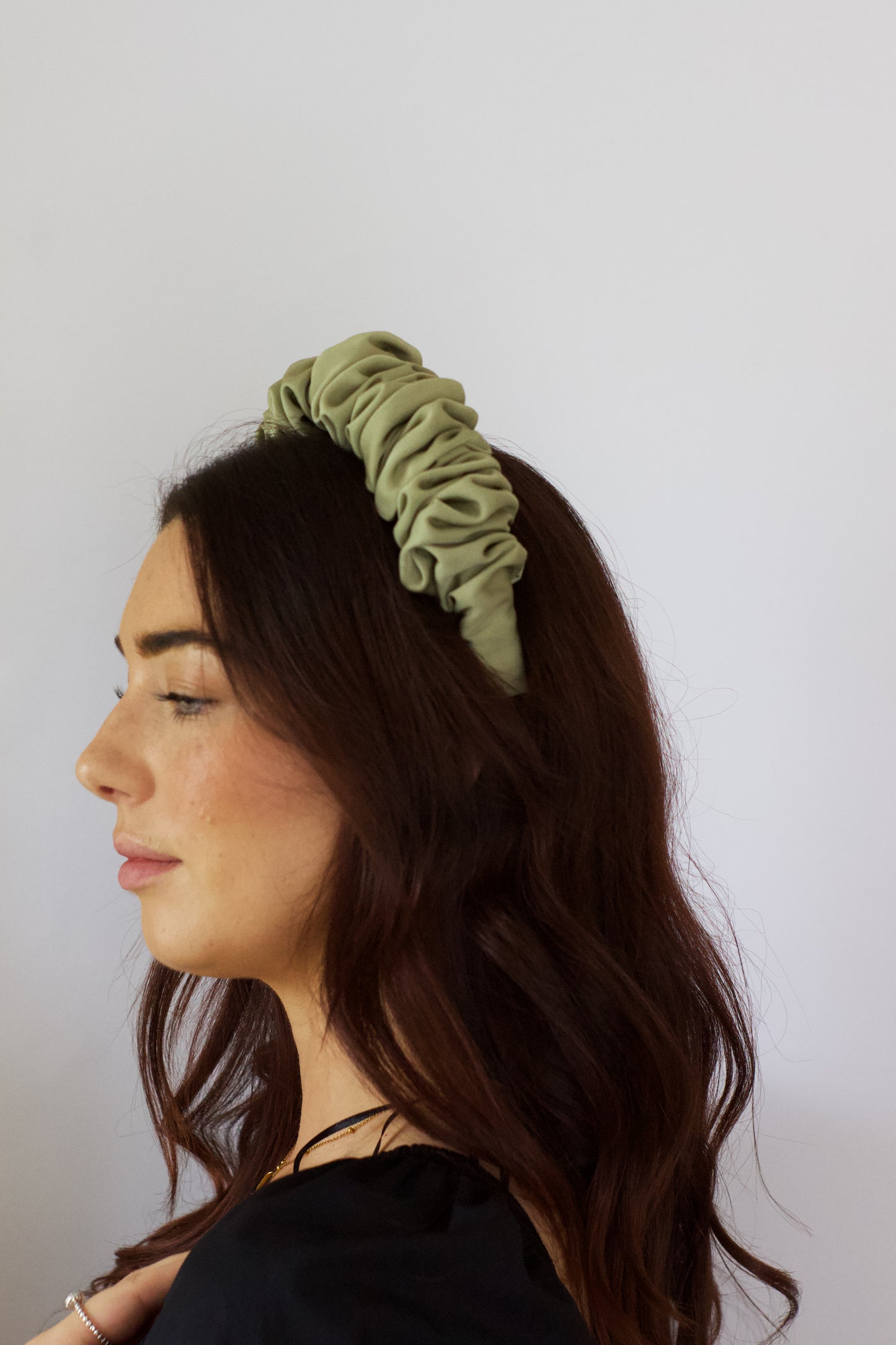 Satin Scrunchie Headband
