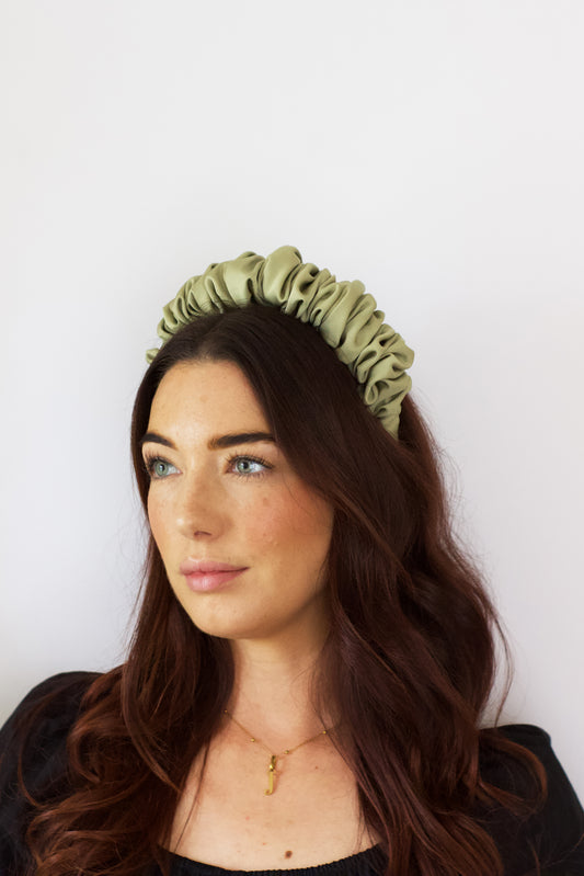 Satin Scrunchie Headband