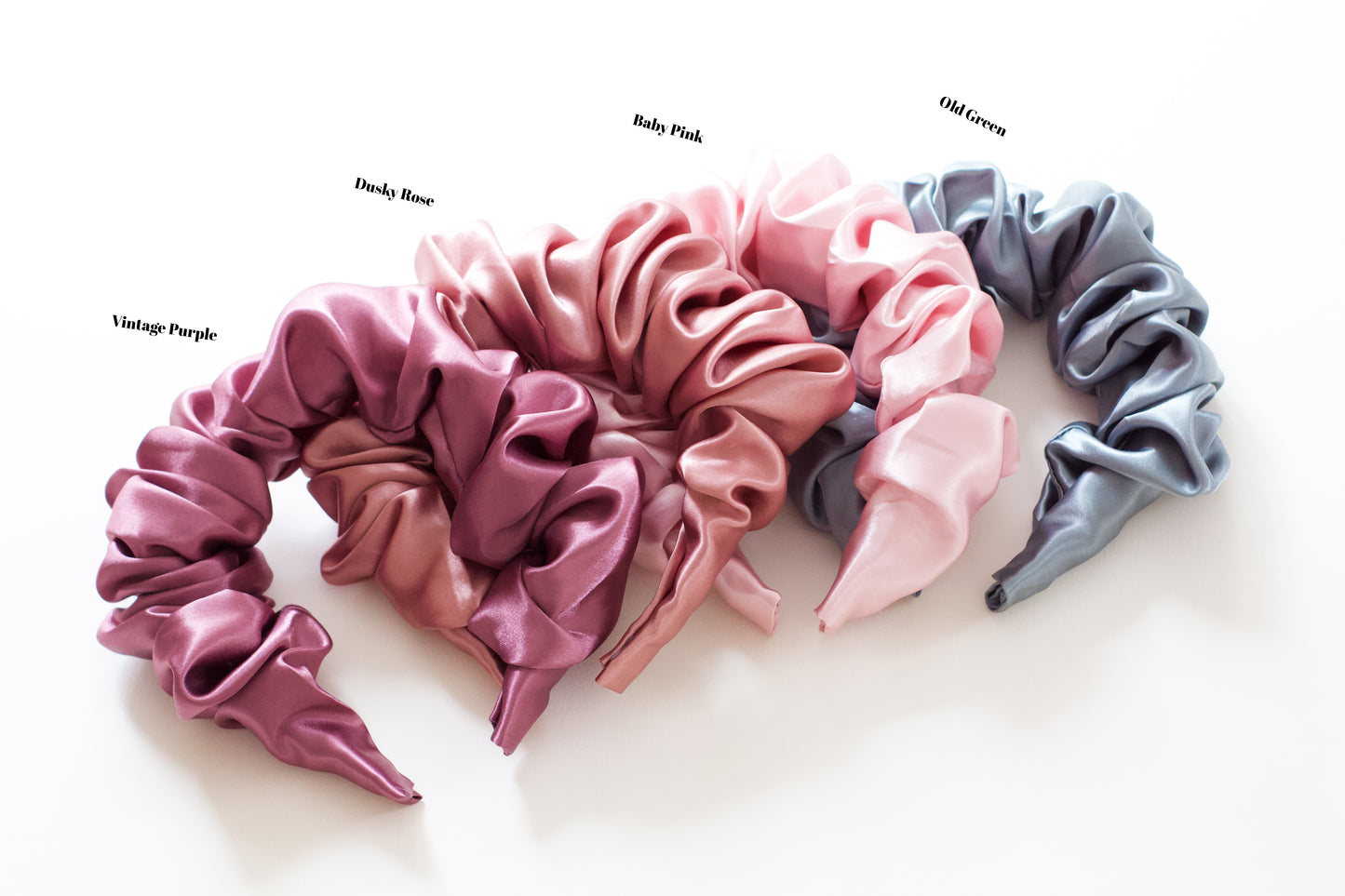 Satin Scrunchie Headband