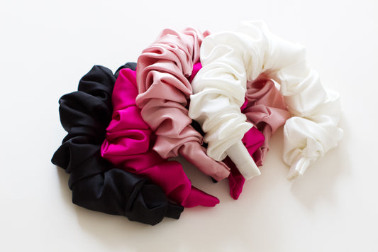Luxury Silk Scrunchie Headband