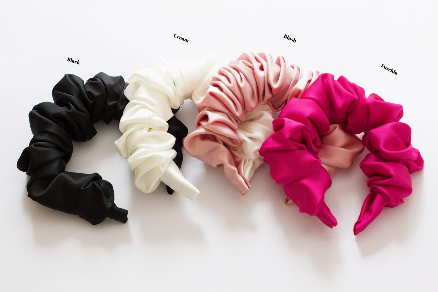 Luxury Silk Scrunchie Headband