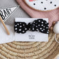Black Dalmatian Headband